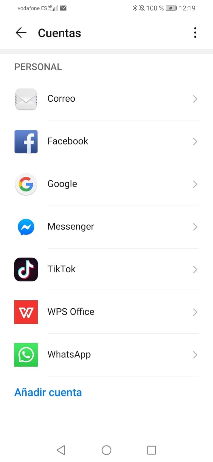 configurar email de empresa en android