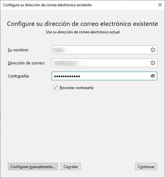 correos corporativos en thunderbird configurar email