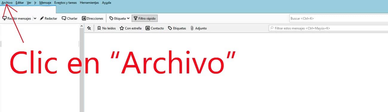 correos corporativos en thunderbird