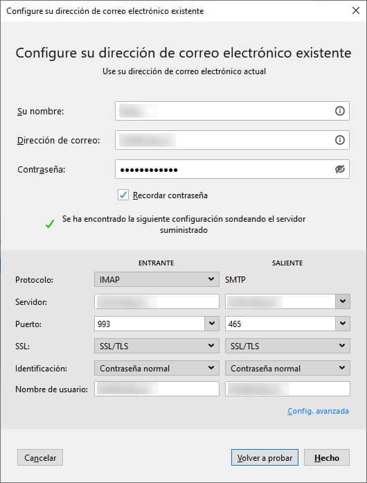email en thunderbird correo corporativo
